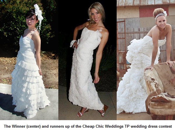 Paper wedding dress