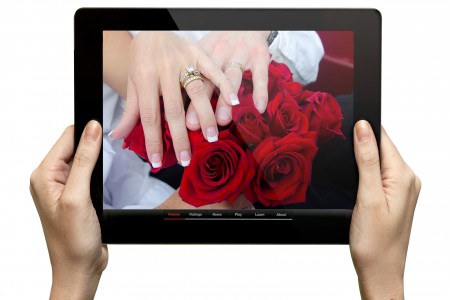 Bridesmaid Attends Wedding via iPad