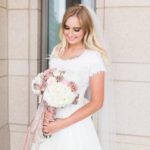 Utah Wedding Professional Makeup Artist - Angelpink Beauty - Bride with Bouquet1